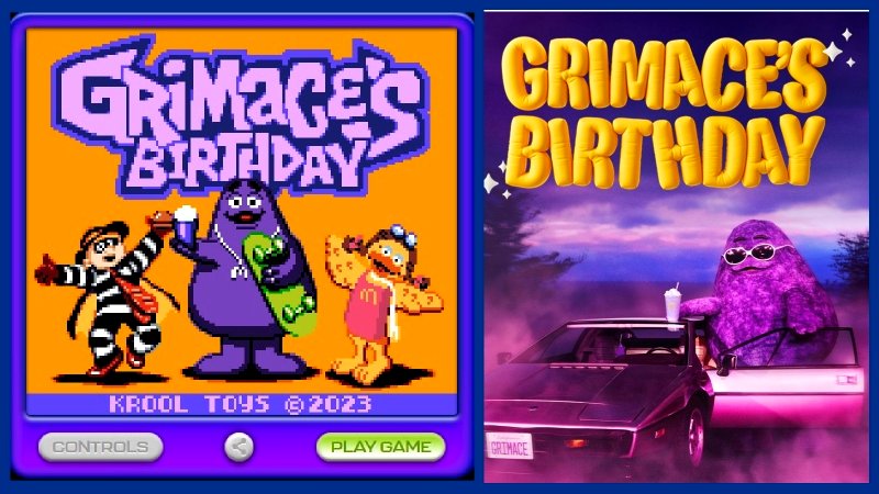 McDonald's taps into childhood nostalgia with new Grimace-themed video game