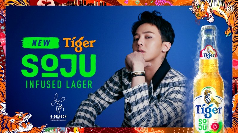 Tiger Beer teams up with global ambassador G-Dragon on new campaign to appeal to Gen Z