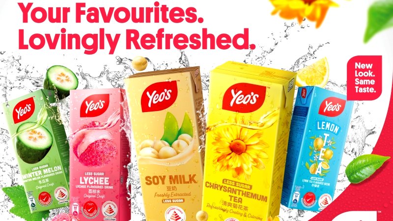 Yeo's unveils new sleek and modern logo and packaging